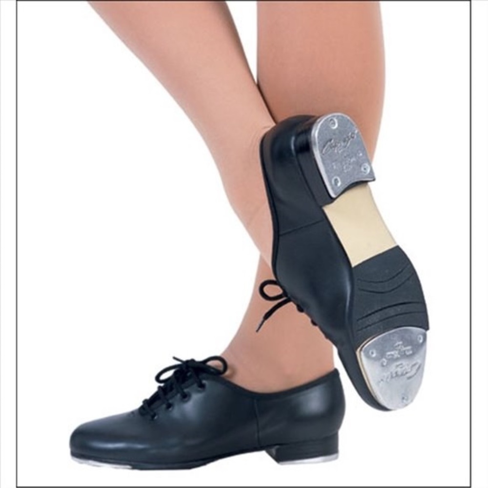 Capezio Womens 9M Tele Tone Tap Shoes Black